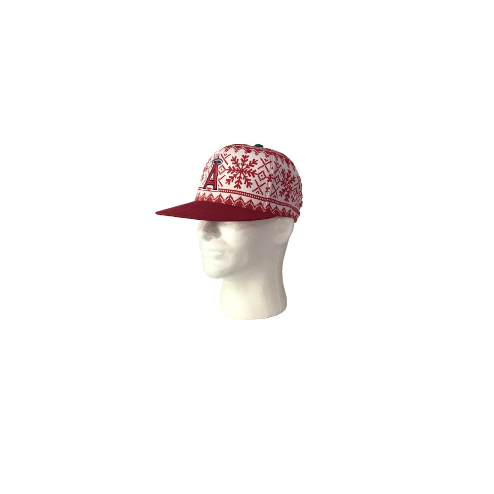 Los Angeles Angels Sowflakes ARCO Adjustable Back Flat Bill Hat/Cap